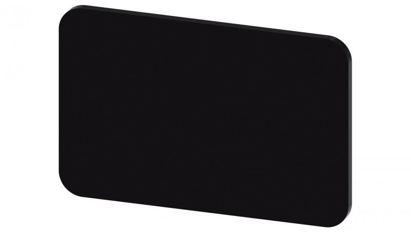 Etykieta wkładana lub samoprzylepna 17.5 x 27mm czarna białe litery bez inskrypcji do samodzielnego opisu 3SU1900-0AD16-0AA0