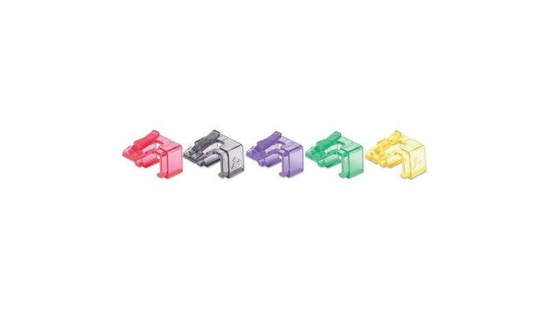 Klips Naprawczy Wtyku RJ45 Zestaw 50 Sztuk Wielokolorowy