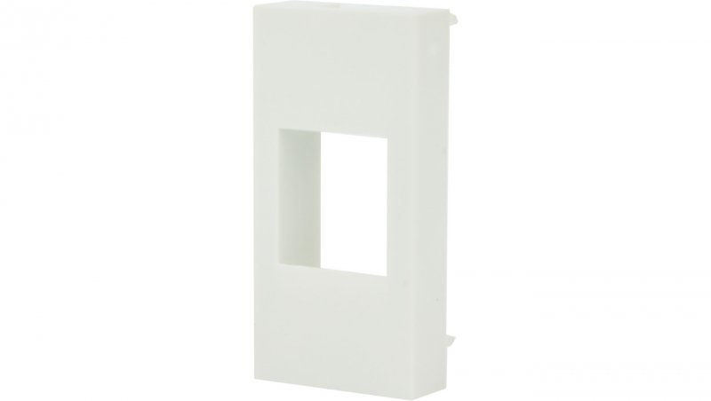 Adapter keystone pojedynczy 1M 22,5x45 biały Mediabox