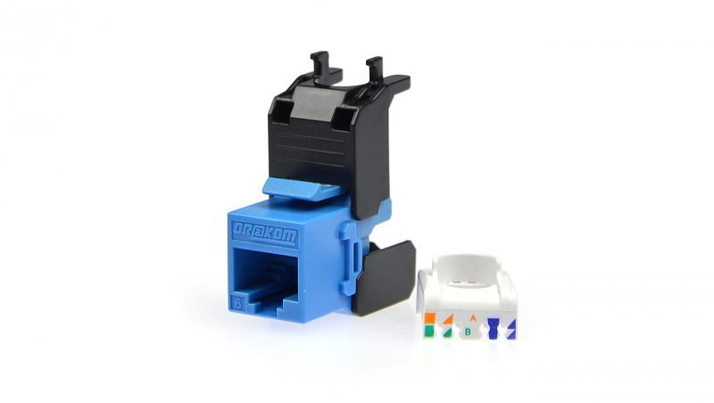 Moduł keystone RJ45 UTP kat.6 nieekranowany beznarzędziowy BKT