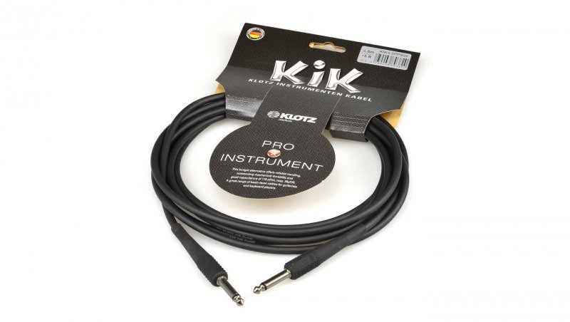 KLOTZ KIK Kabel instrumentalny Audio Jack 6,3mm Mono (wtyk / wtyk) 4,5m