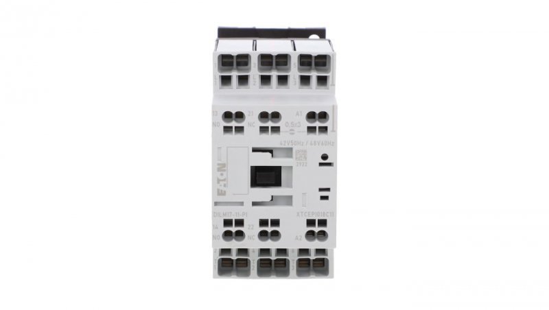 Stycznik mocy, 3-biegunowe, 380 V 400 V 8.3 kW, 1 zestyk zwierny, 1 zr, 42 V 50 Hz, 48 V 60 Hz, Praca AC, Zaciski sprężynowe Pus