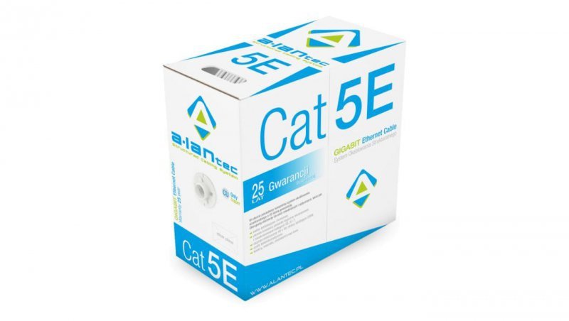 Kabel F/UTP kat.5e PVC 4x2x24AWG Eca ALANTEC /305m/ KIF5PVC305