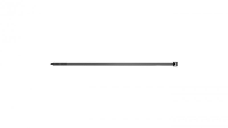 Opaska zaciskowa czarna UBN 4,6X190 69366 /100szt./