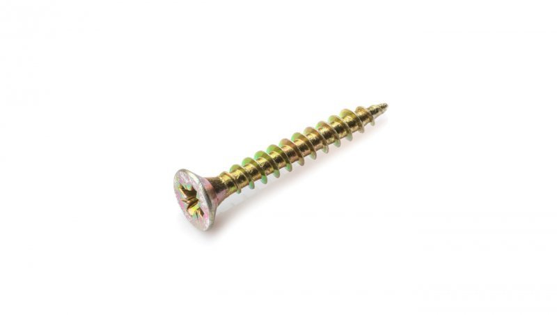 Wkręt hartowany do płyt wiórowych, ocynkowany 4,5 x 40mm PZ (500 szt.)