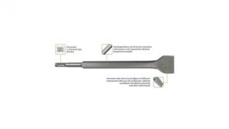 Dłuto szerokie SDS-plus 40x250mm