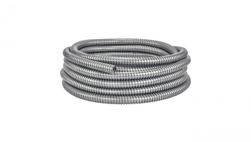 Peszel ochronny metal Anaconda Multiflex roz.32 32/28,1mm bezhalogenowy samogasnący rura karbowana elastyczna FCCN 1250N UV 25m