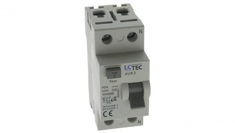 Wyłącznik różnicowoprądowy 2P 40A 30mA AC 10kA