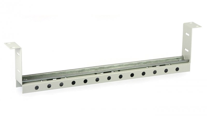 Szyna montażowa DIN TH35 1U RACK 19 biały Terra