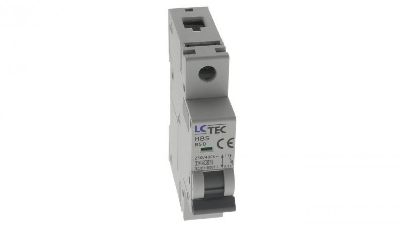 Wyłącznik nadprądowy HBS 1P 1M 1F B 50A 10kA