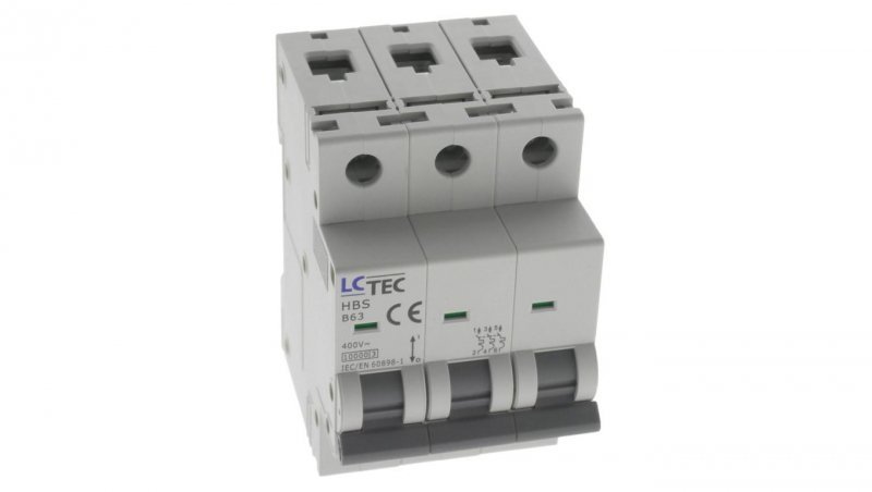 Wyłącznik nadprądowy HBS 3P 3M 3F B 630A 10kA