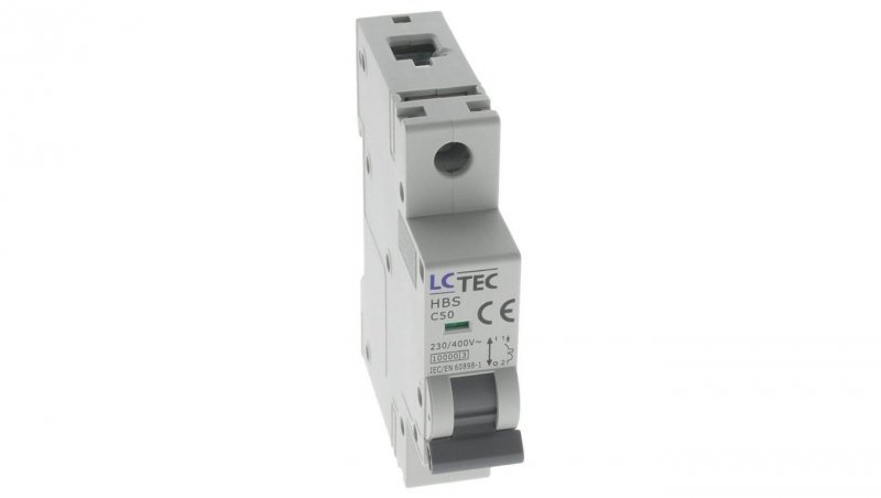 Wyłącznik nadprądowy HBS 1P 1M 1F C 50A 10kA