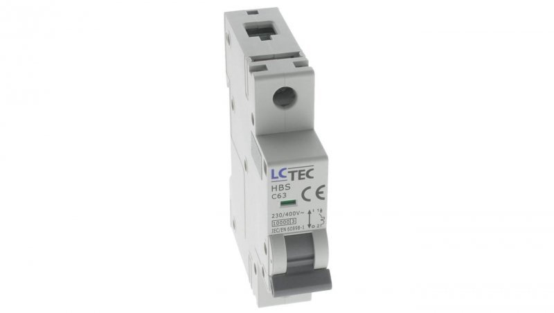 Wyłącznik nadprądowy HBS 1P 1M 1F C 63A 10kA