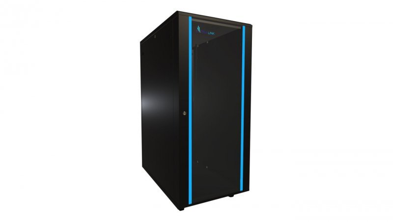 Szafa rack stojąca Extralink 27U 600x1000 Czarna