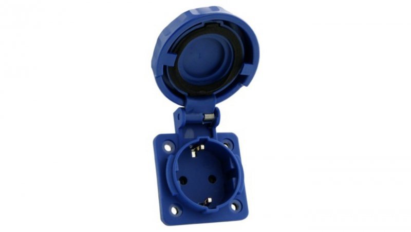 Gniazdo tablicowe proste hermetyczne 230V 16A IP67 system Schuko Doktorvolt 9986