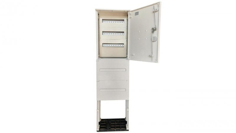 RT 40x60 3xTH z fundamentem obudowa termoutwardzalna 400x600x250 3x16 modułów IP 44 rozdzielnia elektryczna złącze kablowe