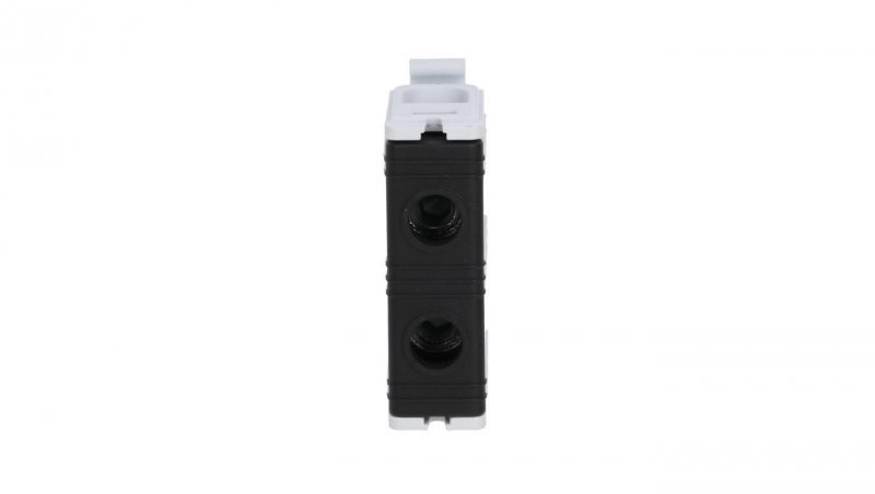 Złączka szynowa 1-torowa ZJUN-16/BK czarna R34RR-07010003103