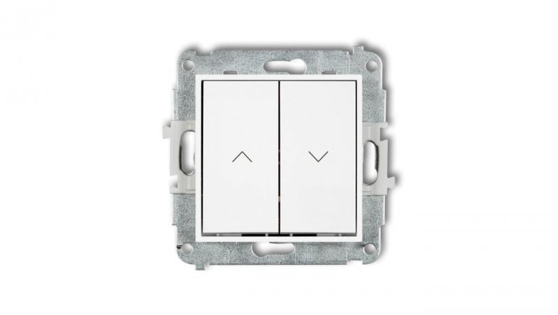 ICON Mechanizm łącznika zwiernego żaluzjowego biały IWP-8