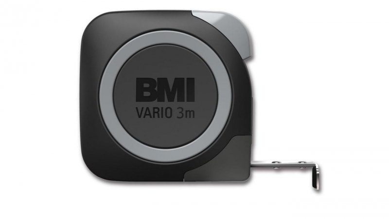 Profesjonalna miara stalowa samozwijalna BMI VARIO 3 m nierdzewna