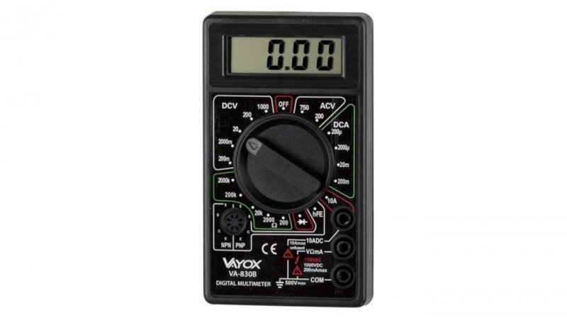 Miernik uniwersalny VA-830B Vayox