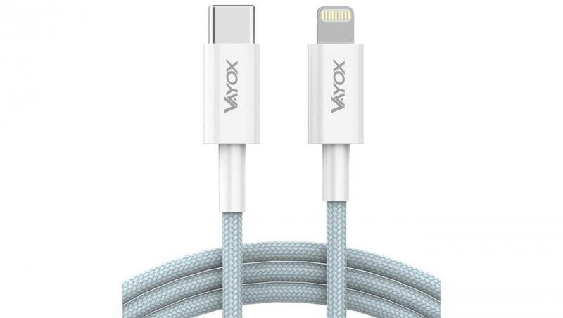 Kabel USB-C - Lightning 20W 3A 1m premium line VA0106 Vayox
