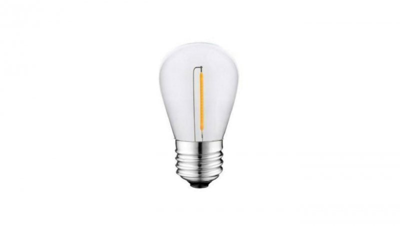 Żarówka E27 filament led 1W RETRO ST45 2700K ciepła biała
