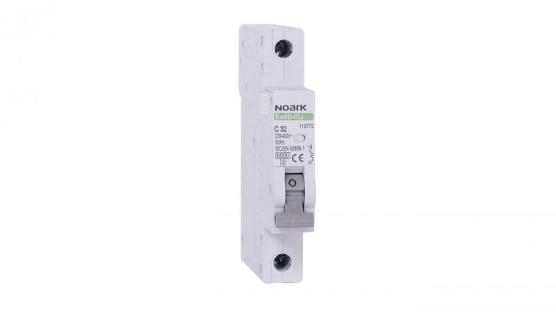 Ex9B40J 1P C20 NOARK Wyłącznik nadprądowy SLIM 6 kA C 20 A 1P Szerokość 3/4 modułu - 13.5 mm