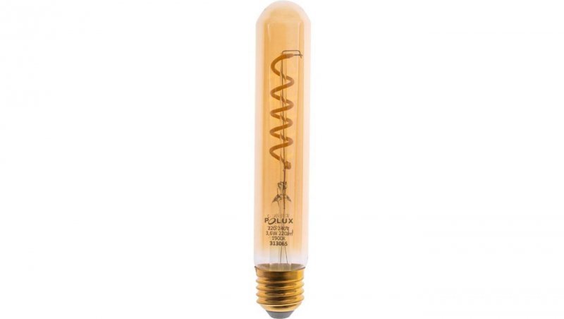 Żarówka LED E27 T30 3,6W = 20W 220lm 3000K Ciepła 320 Filament GOLDLUX Dekoracyjna