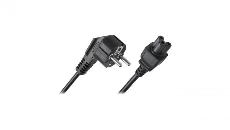 Kabel zasilający LAPTOP (MIKI) IEC 7/7 - IEC 320 C5 1,5m LB0176 Libox