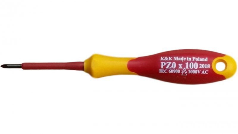 ZESTAW ŚRUBOKRĘTÓW WKRĘTAKÓW ŚRUBOKRĘTY WKRĘTAKI ŚRUBOKRĘT WKRĘTAK ELEKTRYCZNY IZOLOWANY 1000V PZ0x60 dla elektryka