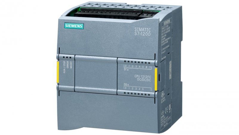 SIMATIC S7-1200F, CPU 1212FC DC/DC/DC, 8 WE, 6 WY, 2AI - 6ES7212-1AF40-0XB0