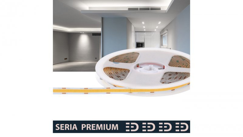 Taśma Premium 12V COB 320led 6500K 700lm Ra90 (5)