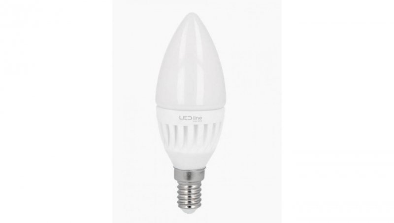 LED line PRIME żarówka LED E14 7W 4000K neutralna 1000lm 140lm/w 170-250V C37 ŚWIECZKA 5 lat gwar.