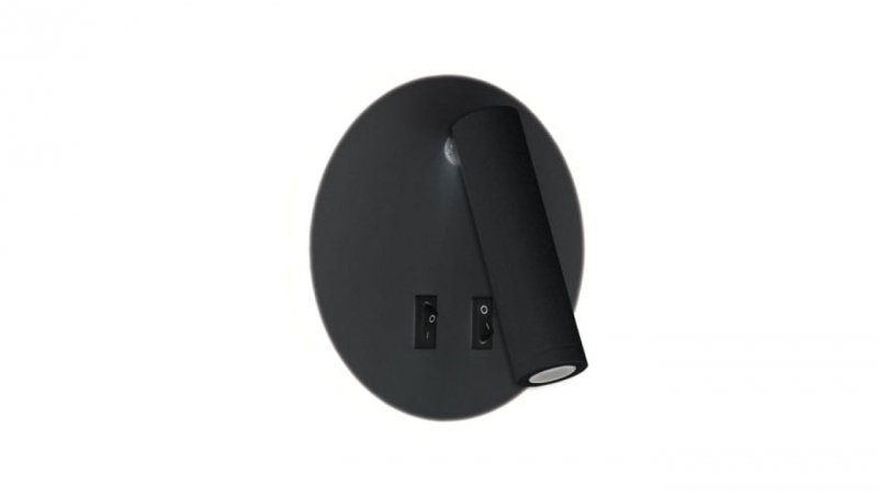 IDEUS OTELLO LED C 6W+3W BLACK
