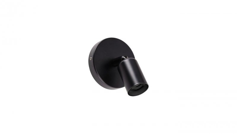 IDEUS UNO E27 1C BLACK KINKIET