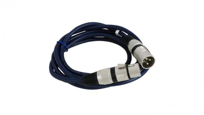 VITALCO MK06 Kabel mikrofonowy przedłużacz XLR (wtyk / gniazdo) 2m