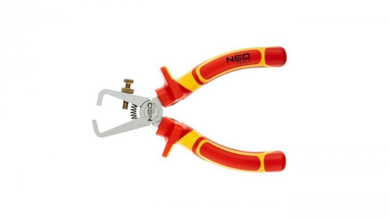 Szczypce do zdejmowania, ściągania izolacji 160mm polerowane CRV 1000V NEO 01-229