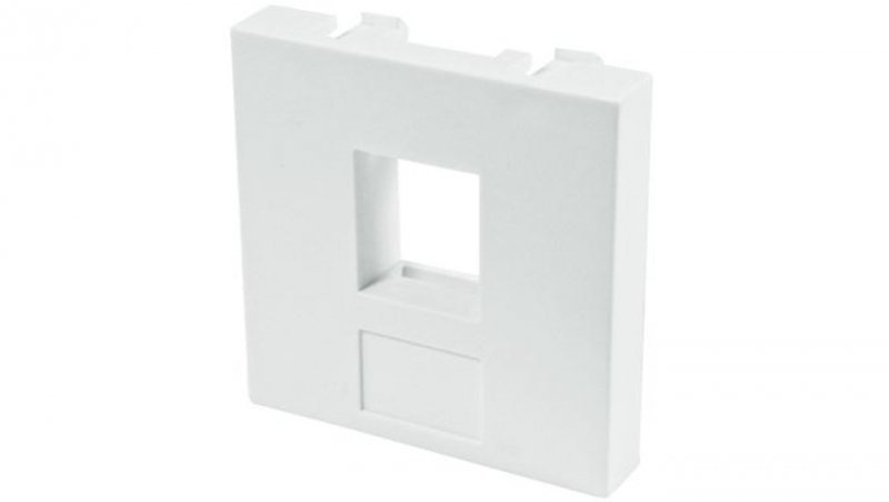 Adapter keystone pojedynczy 2M 45x45 biały Mediabox