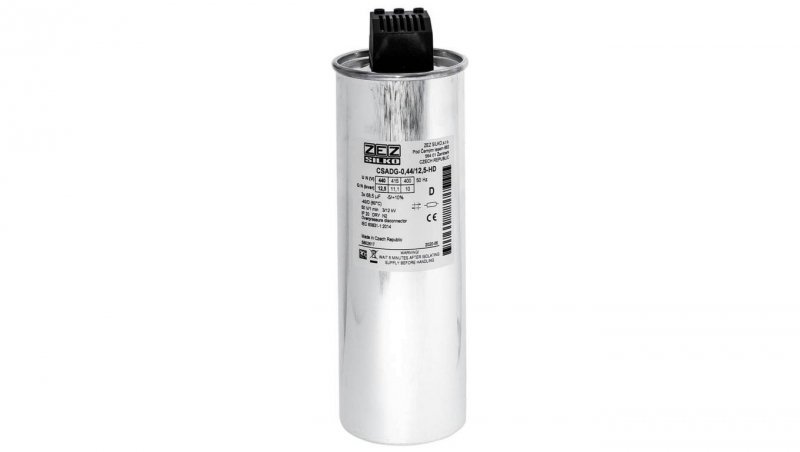 Kondensator 12,5kvar 440V Cn=3x68,51µF In=3x16,42A