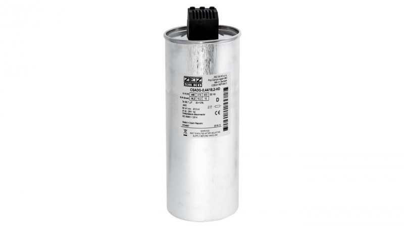 Kondensator 18,2kvar 440V Cn=3x99,75µF In=3x23,91A