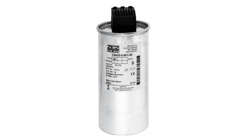 Kondensator 1kvar 440V Cn=3x5,48µF In=3x1,31A