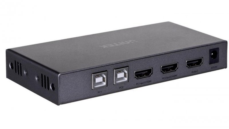 Przełącznik KVM Unitek V307A 4K HDMI 2.0 2w1