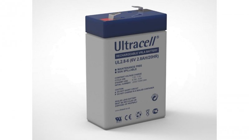 Akumulator AGM ULTRACELL UL 6V 2.8Ah