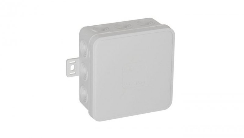Puszka natynkowa pusta 12 wlotów VIPLAST V6 klik BIAŁA IP54 85x85x41mm 036-01