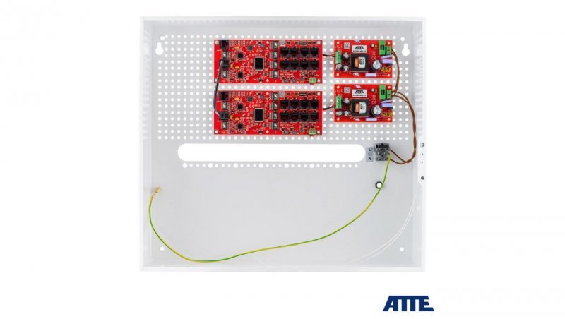 Zestaw do 16 kamer IP switch PoE 16P+2G ATTE IP-16-20-H