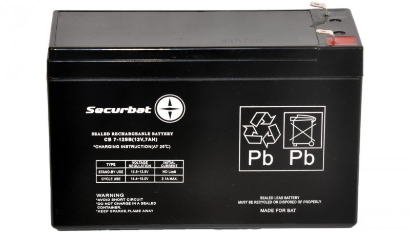Akumulator SECURBAT 12V 7Ah