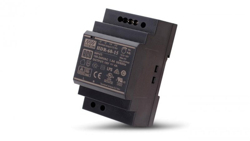 ACO PS-HDR-60-15MA video DIN 15-17V, 4A