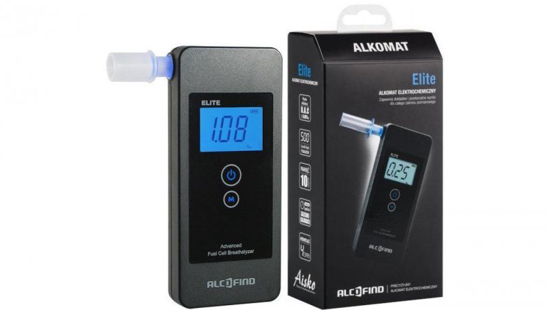 Alkomat Alcofind Elite -24mc kalibracji 5 lat gwarancji