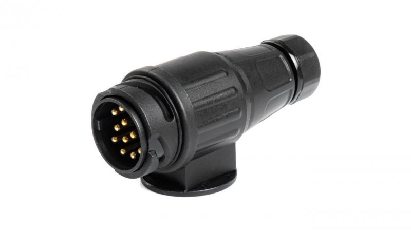 Wtyczka przyczepowa 13-pin 12V plastikowa na kabel
