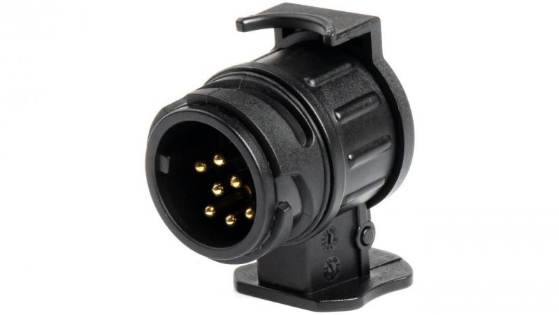 Adapter przyczepowy 12V Przejściówka 13-pin (wtyk) / 7-pin (gniazdo)